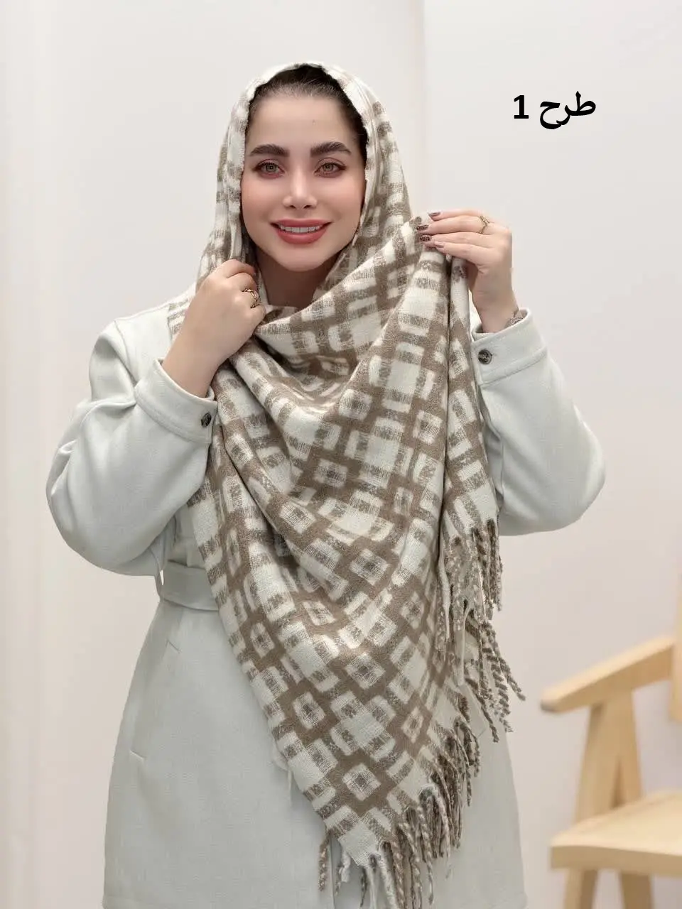 3774-شال موهر alo